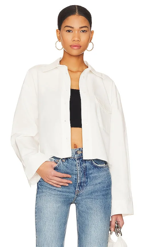 ANINE BING Travis Shirt in White