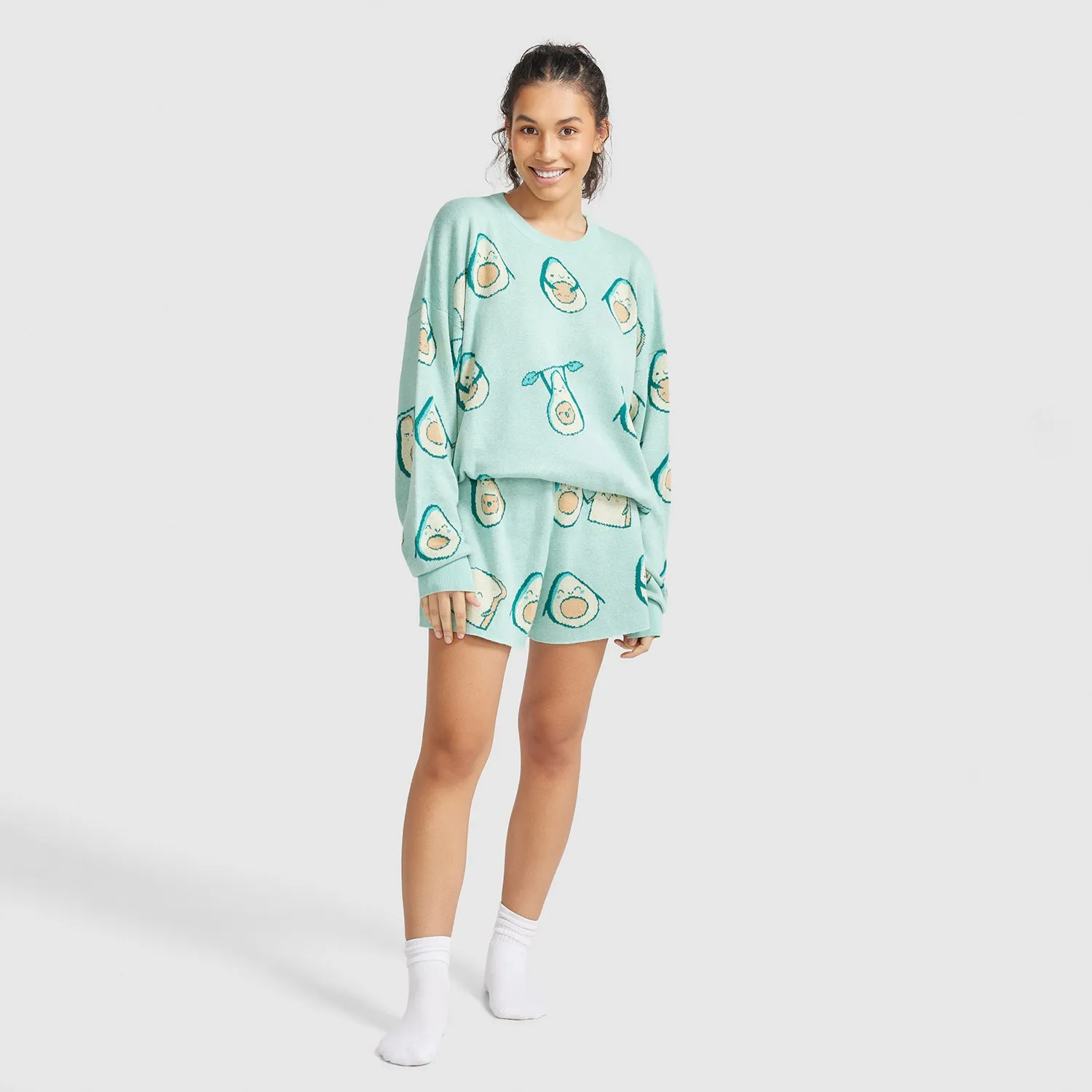 Avocado Knit Crew