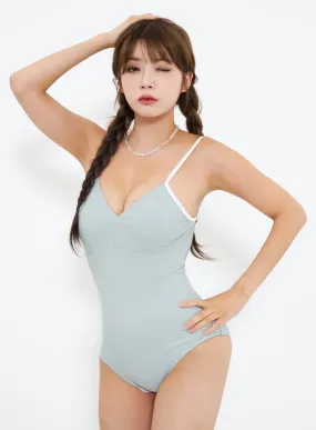 Basic V-Neck Swimsuit IU302