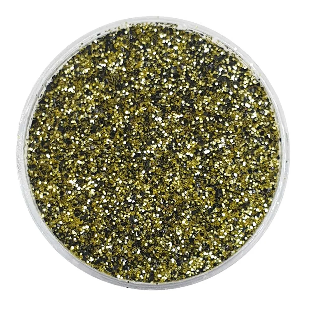Biodegradable Metallic Gold & Black Glitter - Fine Glitter
