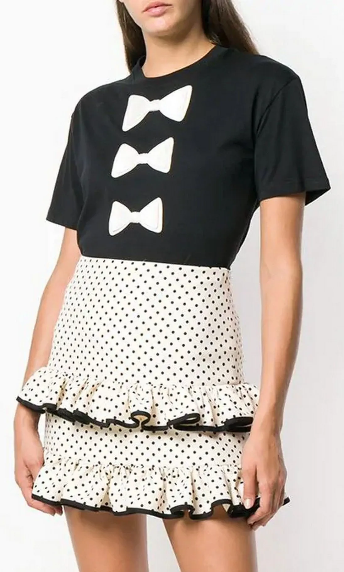Bow-Embroidered T-Shirt