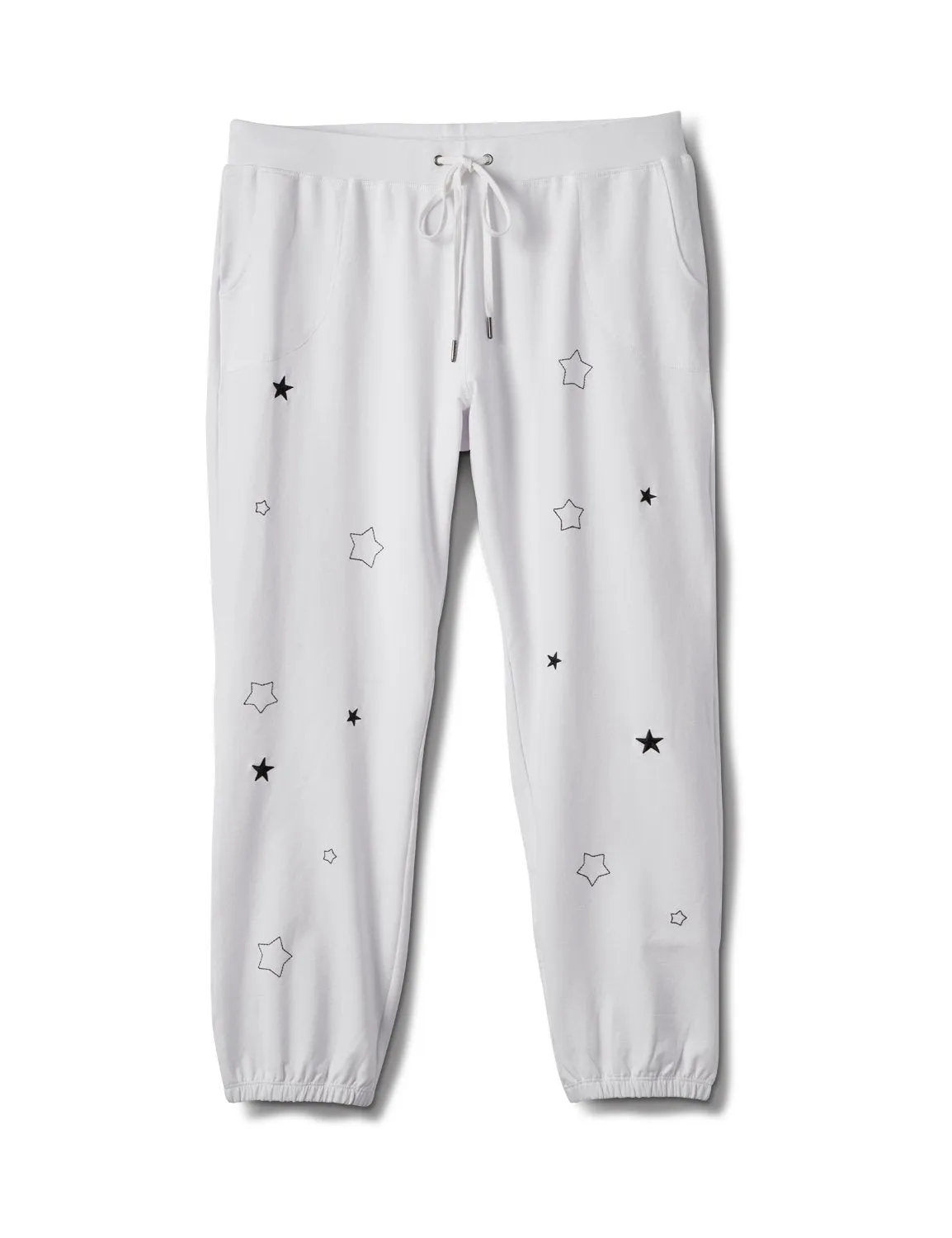 Embroidered Star Knit Pant