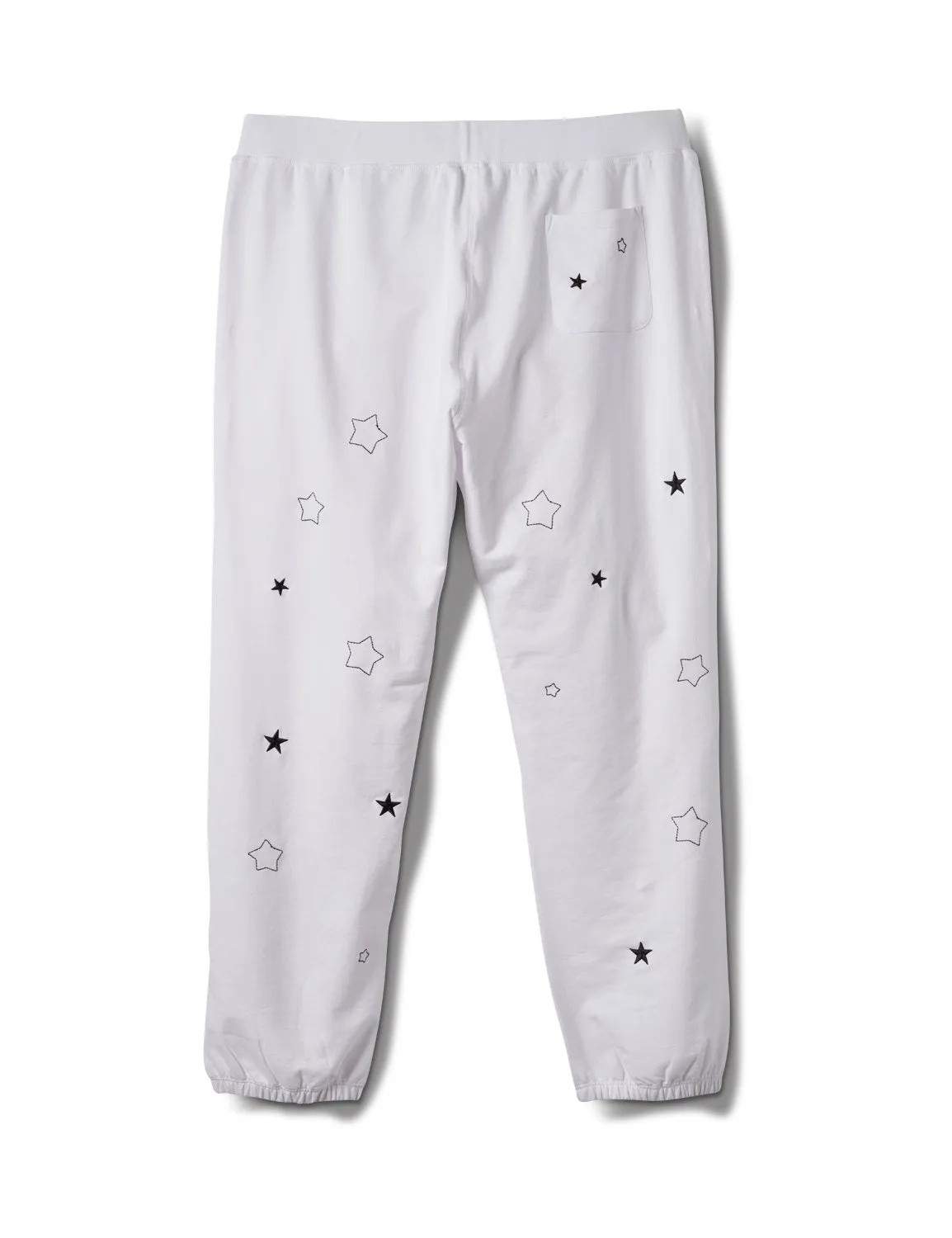 Embroidered Star Knit Pant