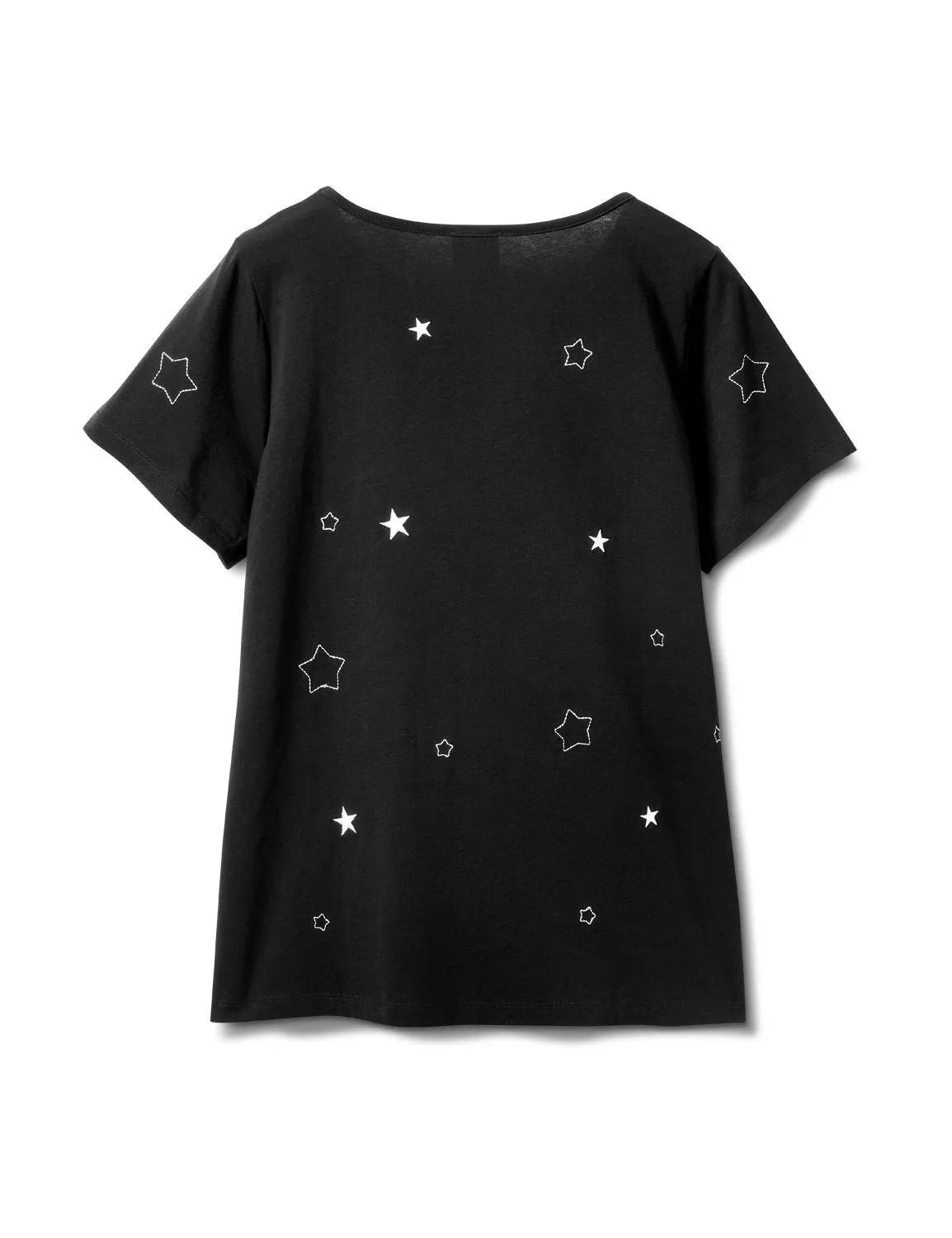 Embroidered Star Knit Tee