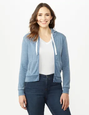 Mineral Wash Zip Hoodie