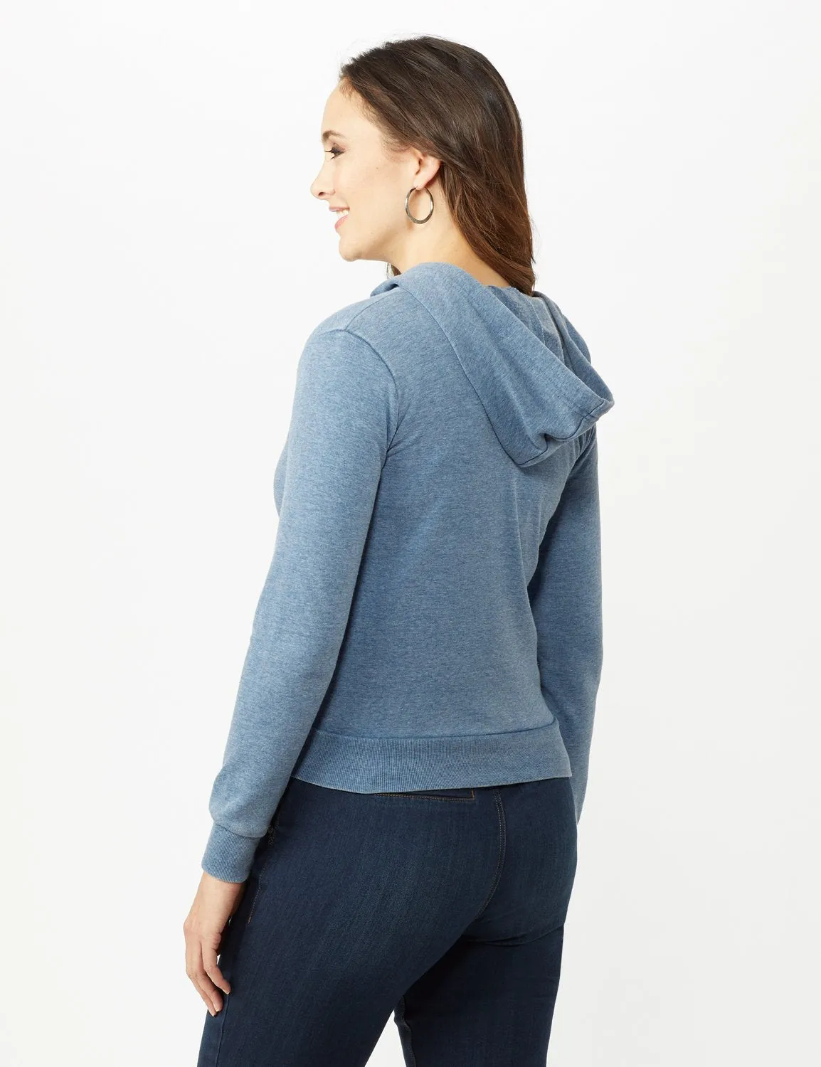 Mineral Wash Zip Hoodie