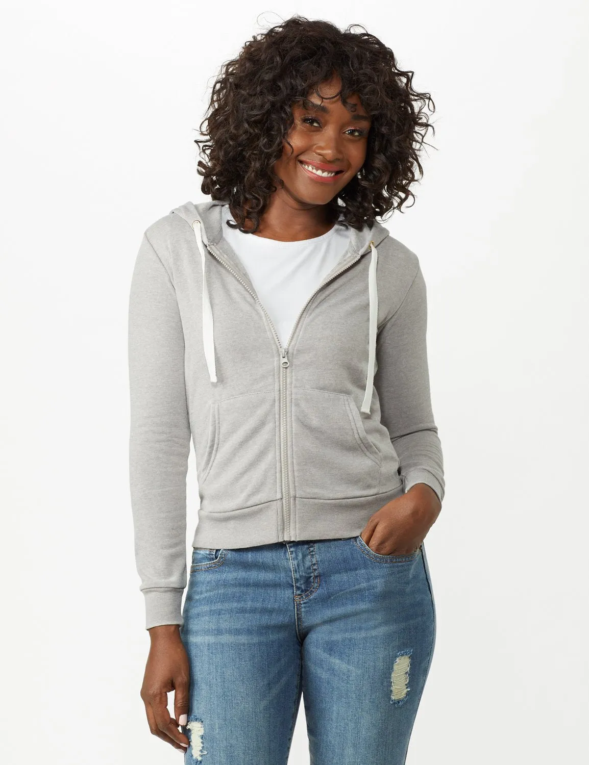 Mineral Wash Zip Hoodie