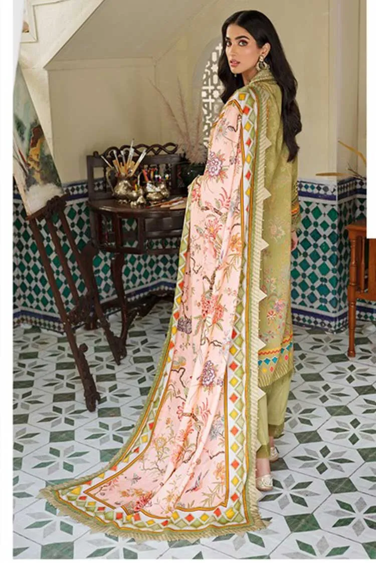 Noor by Saadia Asad - Design 7B Noor Embroidered Prints Woolen Shawl Collection