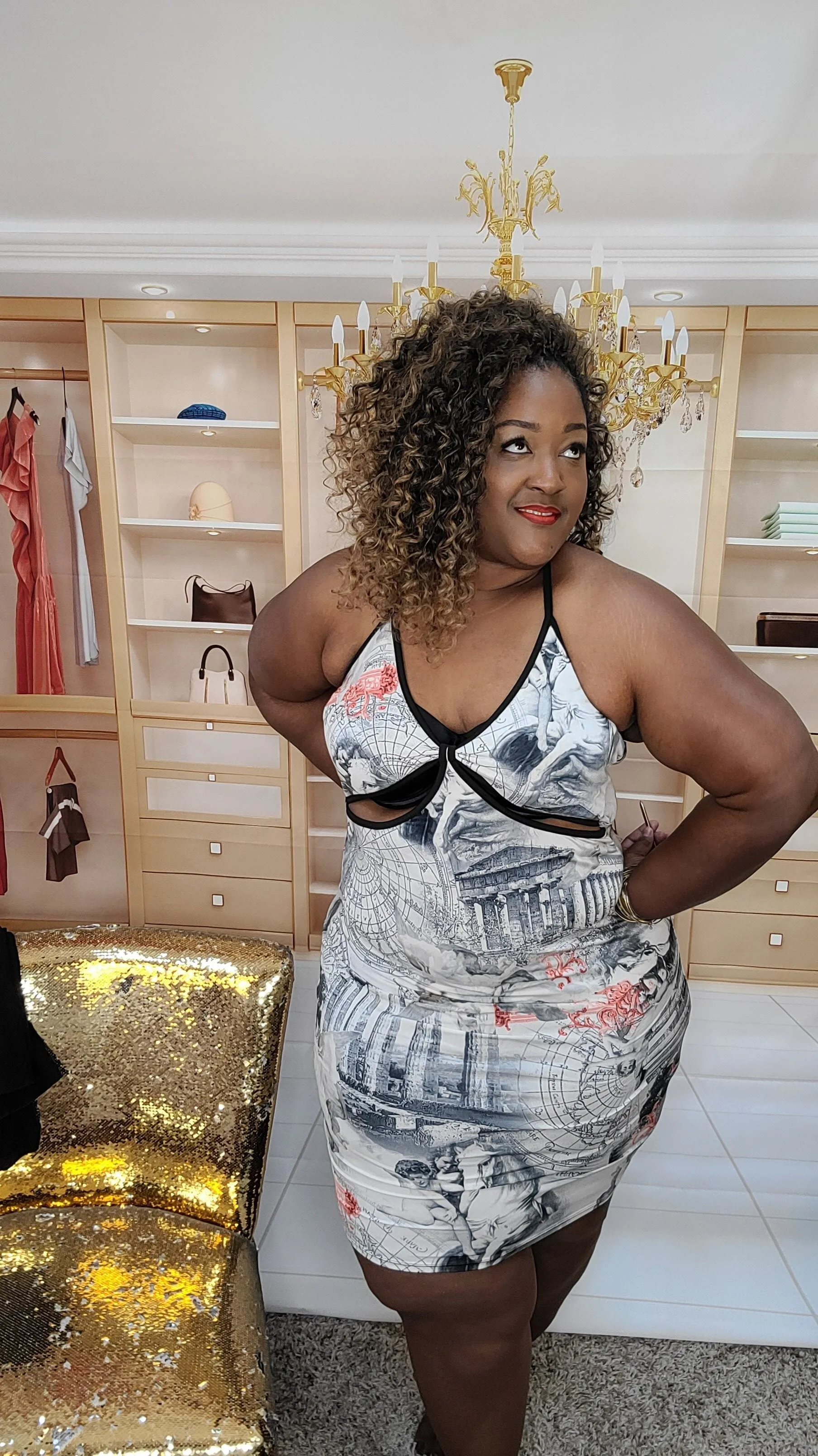 Time Out Halter Midi Dress