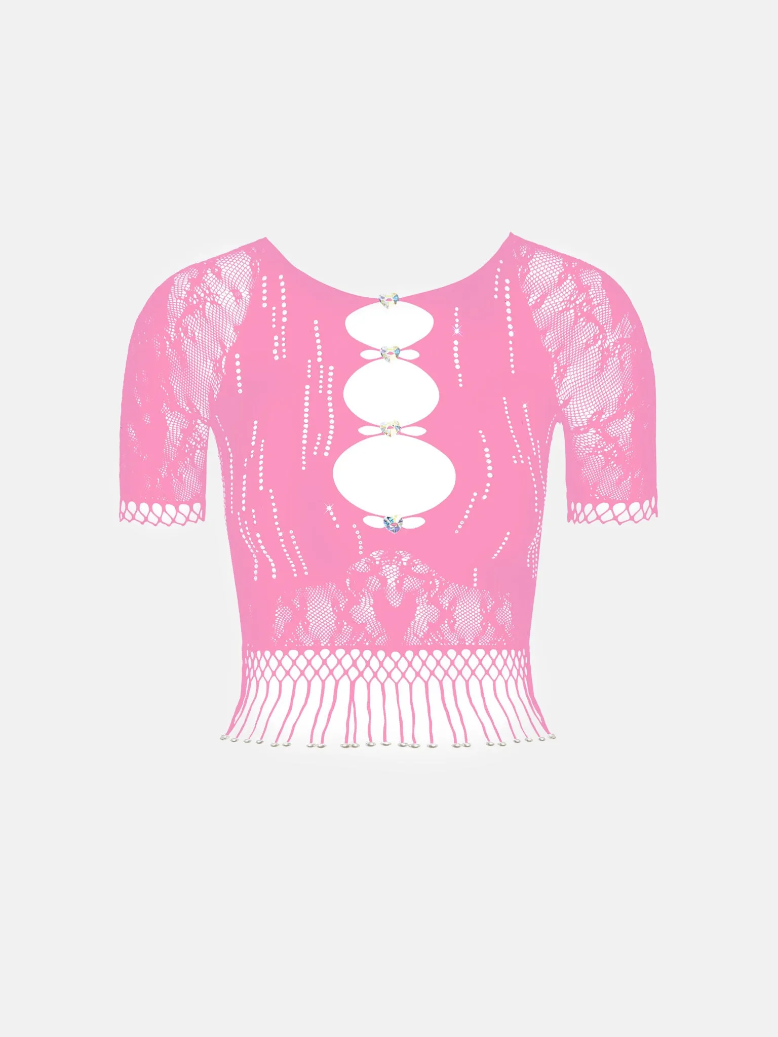 Urchin Top in Fuchsia Pink