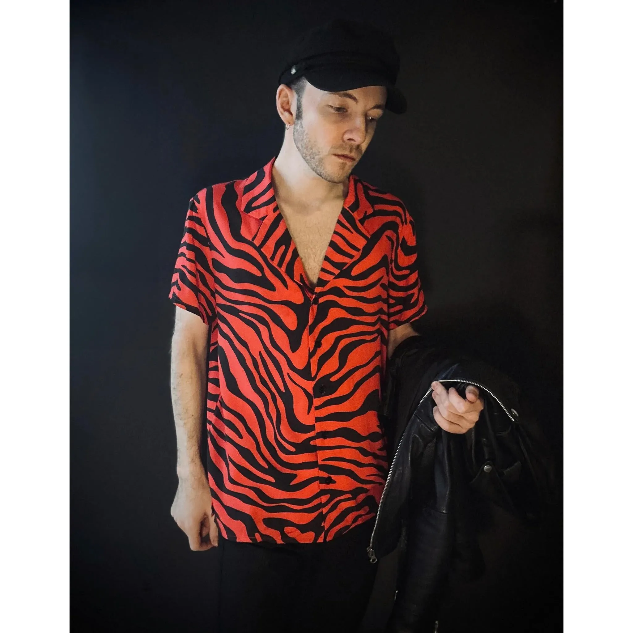 Zebra Button-Up
